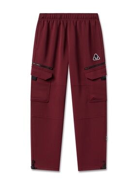 ASRV DELTAPEAK® Cargo Cinch Jogger casual athletic pants in crimson mens size XL